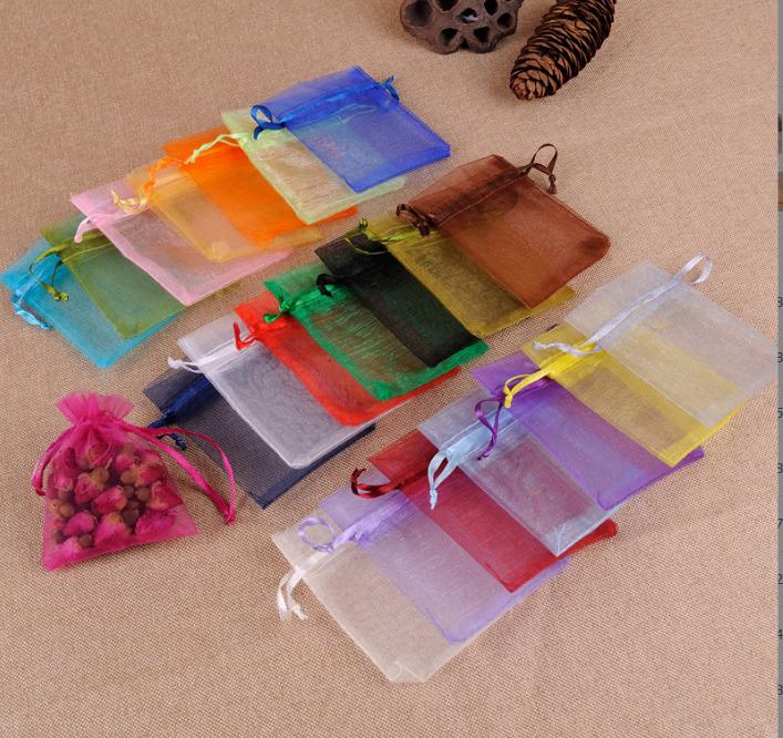 25pcs Draw String Organza Bags